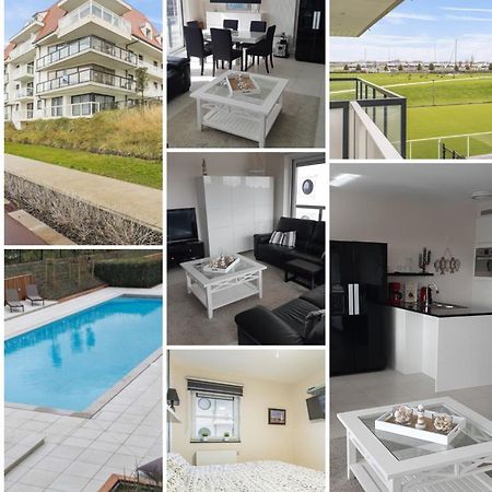 Sailors Beach VI Villa Jalina Verwarmd Zwembad In Het Hoogseizoen Nieuwpoort Eksteriør bilde
